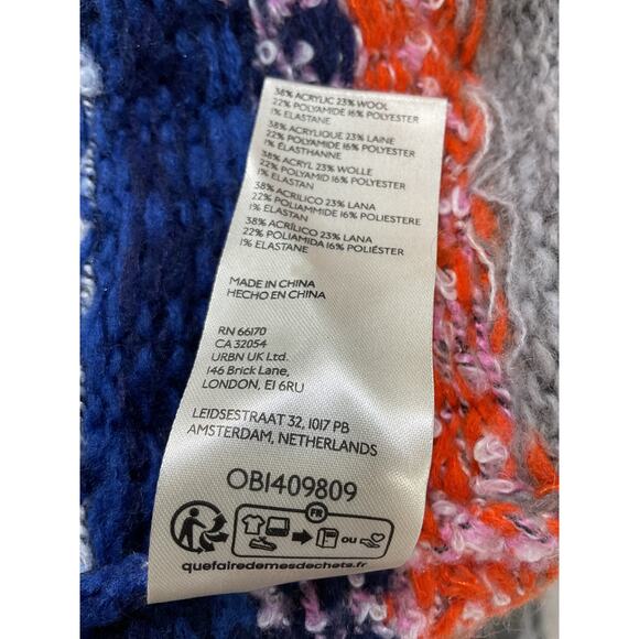 Free People Grey 'Home For The Holidays' Pullover Size S - Picture 5 of 5